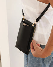 Load image into Gallery viewer, Suki RFID Phone Crossbody - Black