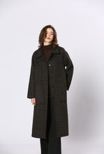 Load image into Gallery viewer, Long Plaid Coat
