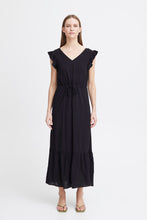 Load image into Gallery viewer, Joella Frill Dress - Black
