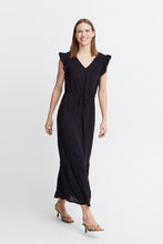 Load image into Gallery viewer, Joella Frill Dress - Black
