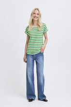 Load image into Gallery viewer, Pamila Striped Tee - Leprechaun
