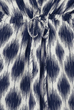 Load image into Gallery viewer, Joella Drawstring Waist Dress - Ikat Mix
