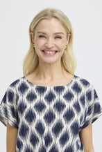 Load image into Gallery viewer, Joella Drawstring Waist Dress - Ikat Mix
