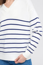 Load image into Gallery viewer, Morla Striped V-Neck
