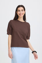Load image into Gallery viewer, Morla Basic Short Sleeve Shirt - French Roast
