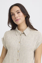 Load image into Gallery viewer, Falakka Shirt Dress - Rainy Day Stripe
