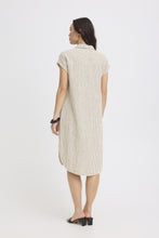 Load image into Gallery viewer, Falakka Shirt Dress - Rainy Day Stripe
