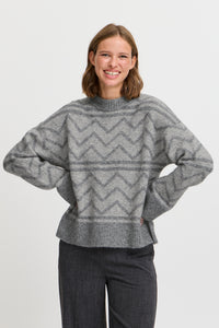 Omea Geometric Pullover