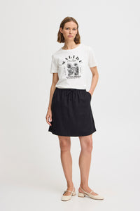 Falakka Short Skirt- Black
