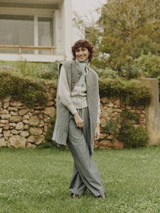 Danta Trouser Pant - Grey Melange
