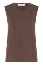 Load image into Gallery viewer, Morla Basic Sleeveless Top- French Roast

