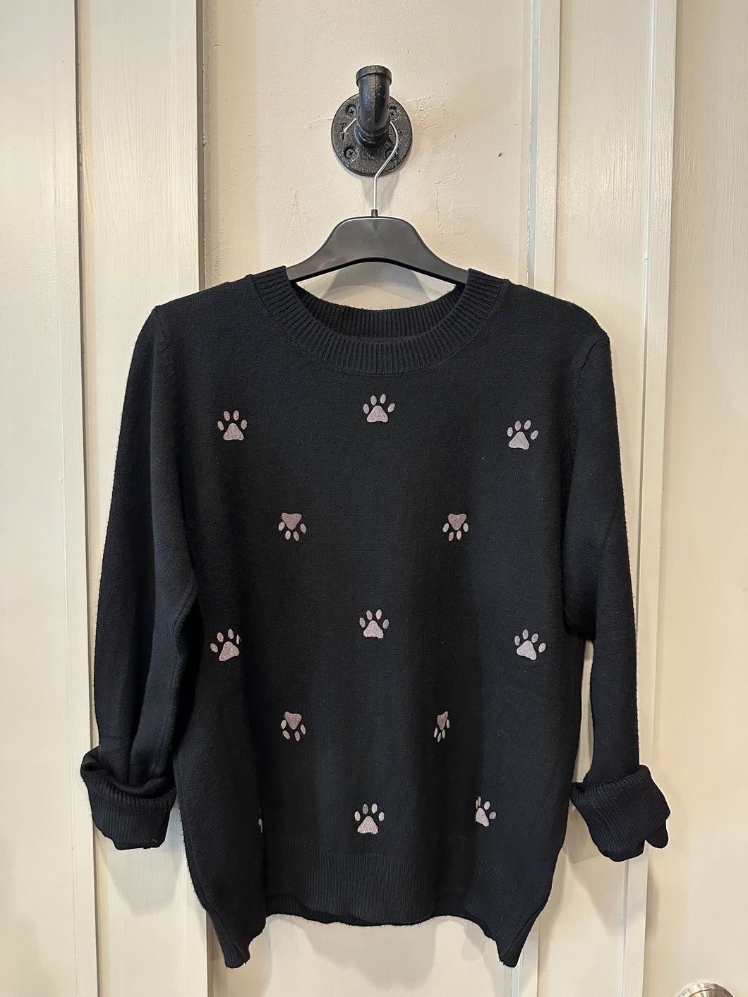Paw Print Knit