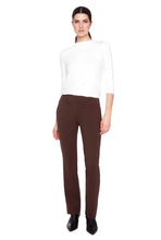 Load image into Gallery viewer, Up! Solid Ponte Pant - Brown
