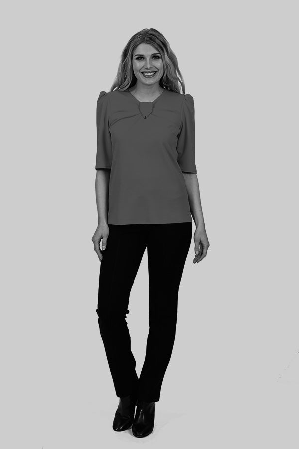 Bow Neckline Top
