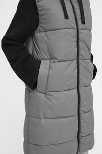 Bomina Long Vest - Grape Leaf