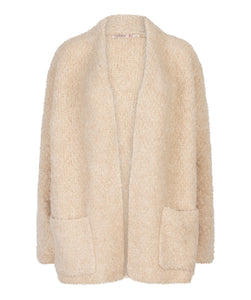 Boucle Cardigan- Off White