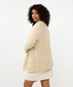 Boucle Cardigan- Off White