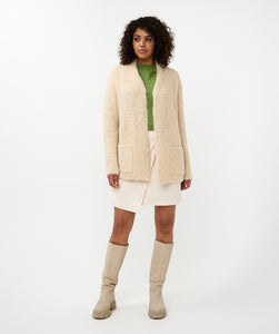 Boucle Cardigan- Off White