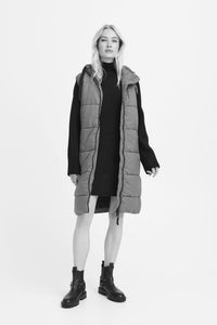 Bomina Long Vest - Grape Leaf