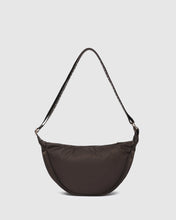 Load image into Gallery viewer, Sylvia Nylon Sling Bag - Chocolate
