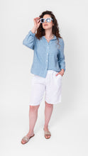 Load image into Gallery viewer, Pinstripe Linen Button Down Shirt
