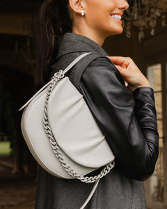 Diaz Crossbody Bag - Light Grey