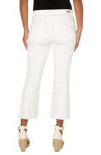 Load image into Gallery viewer, Hannah Crop Flare with Cut Hem - Bone White
