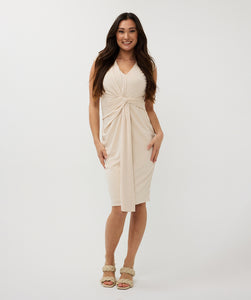 Sleeveless Tie Waist Detail Dress
