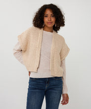 Load image into Gallery viewer, Cardigan Gilet - Sand Melange
