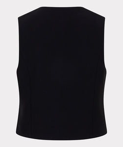 Short Gilet with Ties