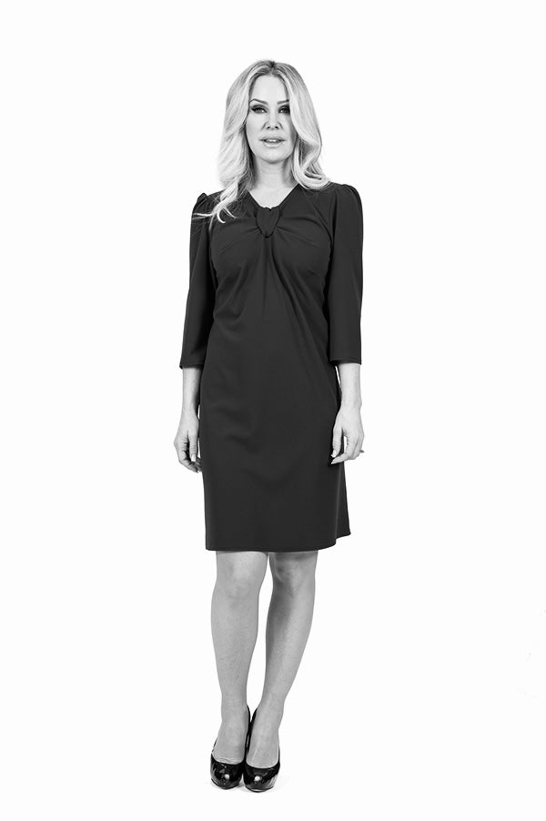 Bow Neckline Dress