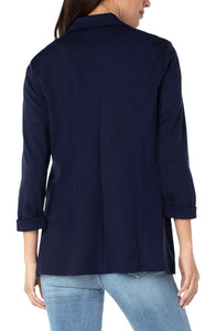 Liverpool Boyfriend Blazer - Cadet Blue
