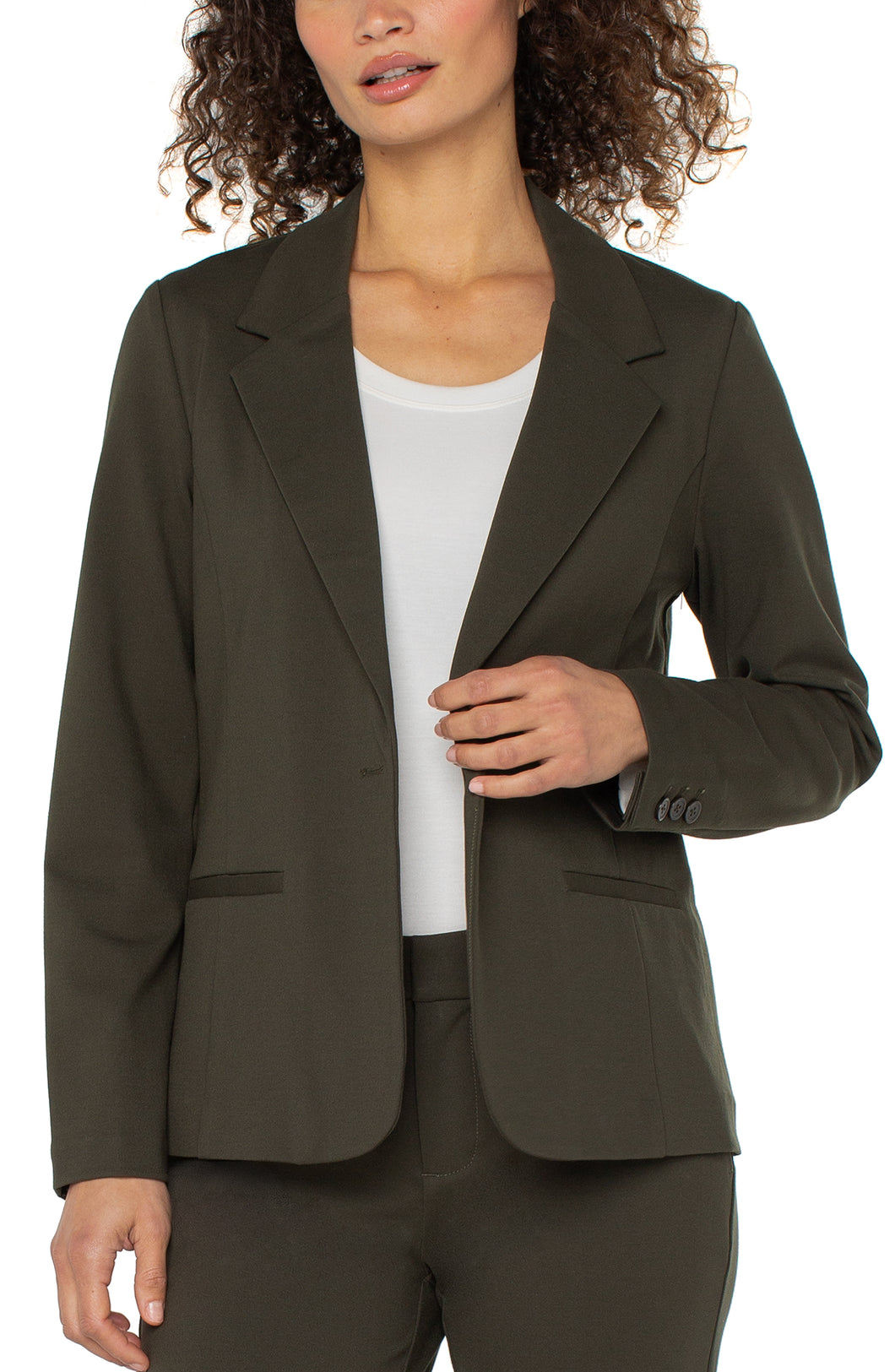 Liverpool Fitted Blazer - Forest Night