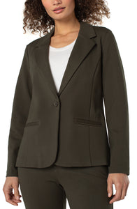 Liverpool Fitted Blazer - Forest Night