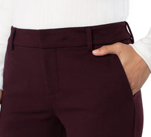 Load image into Gallery viewer, Kelsey Knit Wide Leg Trouser - Dark Plum
