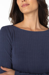 Boat Neck Long Sleeve