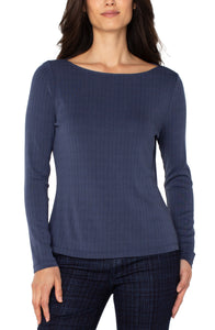 Boat Neck Long Sleeve