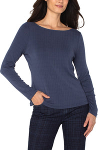 Boat Neck Long Sleeve