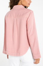 Load image into Gallery viewer, Denim Shacket - Misty Blush
