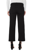 Load image into Gallery viewer, Liverpool Stride Wide Leg- Black Rinse
