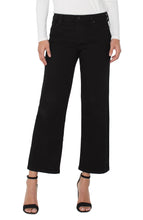 Load image into Gallery viewer, Liverpool Stride Wide Leg- Black Rinse
