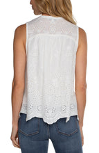Load image into Gallery viewer, Sleeveless Embroidered Top
