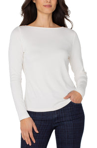 Boat Neck Long Sleeve