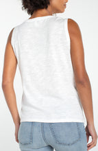 Load image into Gallery viewer, Sleeveless Lace to Knit Hybrid Top
