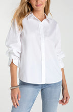 Load image into Gallery viewer, Adjustable Sleeve Button Up- White
