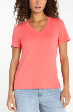 Load image into Gallery viewer, Liverpool Short Sleeve Tee- Sunset Coral
