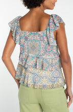 Load image into Gallery viewer, Flutter Sleeve Draped Blouse
