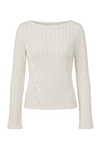 Load image into Gallery viewer, Long Sleeve Boat Neck - Bone
