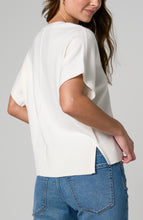 Load image into Gallery viewer, Short Sleeve Dolman Sweater - Whipped-Cream
