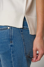 Load image into Gallery viewer, Short Sleeve Dolman Sweater - Whipped-Cream
